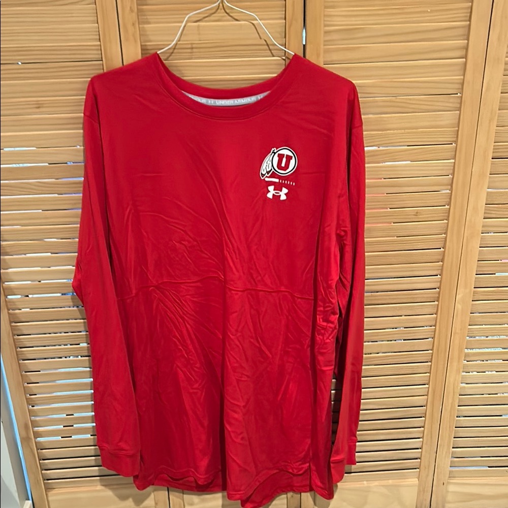 Under Armour Crimson Long Sleeve Tee